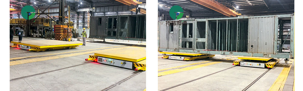 15 Tons Rail Guided Vehicle,customized motorized transfer cart,battery powered transfer trolley