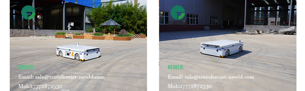automated guided vehicle, Mecanum wheel transfer cart