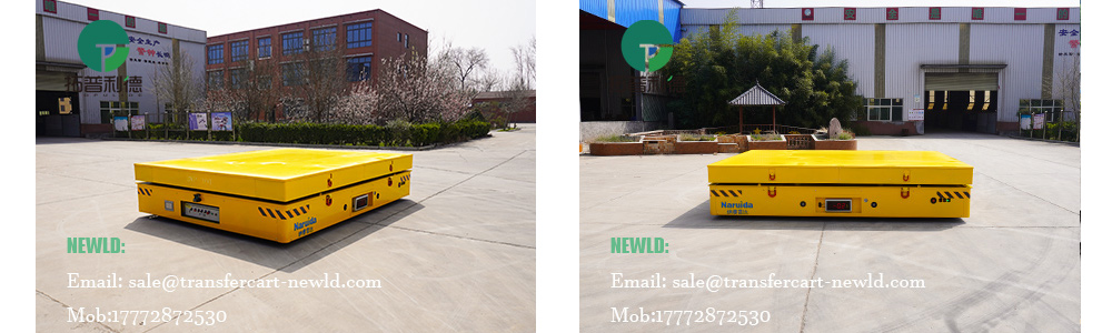 steerable transfer cart,electric trackless transfer trolley,30Ton trackless battery operated trolley