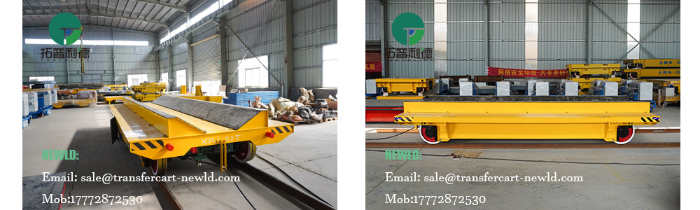 rail mounted electric transfer cart, 60 ton transfer cart, cable drum powered transfer cart