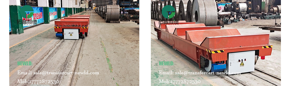 65 tonne rail transfer cart,Low-voltage railway powered cart ,Heavy-duty steel coil transport cart